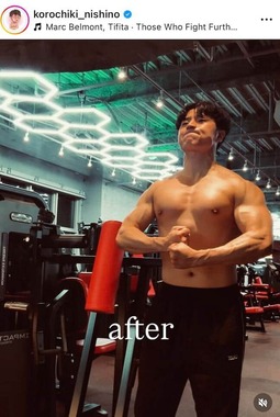 西野創人さんのインスタグラム（＠korochiki_nishino）より