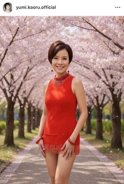 由美かおるさんのインスタグラム（＠yumi.kaoru.official）より