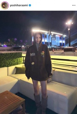 良原安美さんのインスタグラム（＠yoshiharaami）より