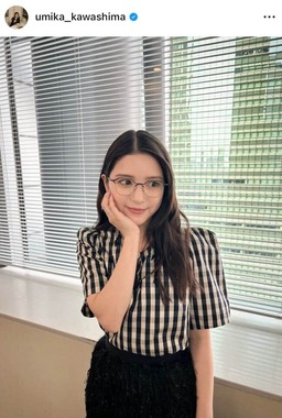 川島海荷さんのインスタグラム（＠umika_kawashima）より
