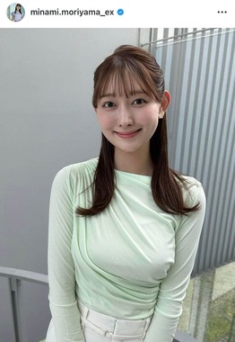 森山みなみさんのインスタグラム（＠minami.moriyama_ex）より
