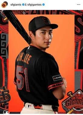 イ・ジョンフ選手（球団インスタグラムより）