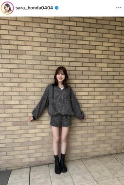 本田紗来さんのインスタグラム（＠sara_honda0404）より