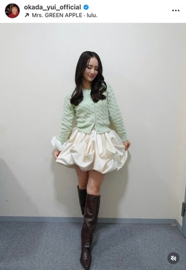 岡田結実さんのインスタグラム（＠okada_yui_official）より