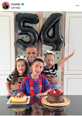 リバウドさんのインスタグラム（＠rivaldo）より