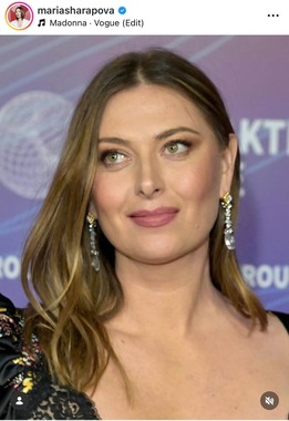 マリア・シャラポワさんのインスタグラム（＠mariasharapova）より
