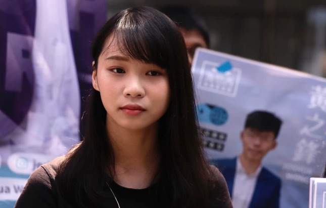 周庭さん（2019年撮影）（写真：ZUMA Press/アフロ）
