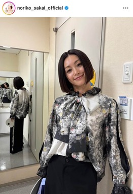 酒井法子さんのインスタグラム（＠noriko_sakai_official）より
