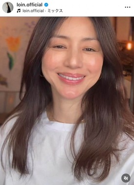 井川遥さんのインスタグラム（＠loin.official）より
