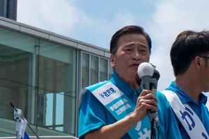 「悪意しか感じない」社民・ラサール石井氏と福島瑞穂党首の会話ショット　本人ぼやき「笑うほどの悪い顔」