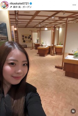 紀平梨花選手のインスタグラム（＠rikaskate0721）より