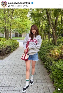 中川安奈さんのインスタグラム（＠nakagawa.anna1022）より