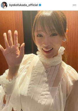 深田恭子さんのインスタグラム（＠kyokofukada_official）より