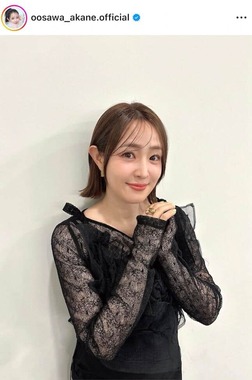 大沢あかねさんのインスタグラム（＠oosawa_akane.official）より