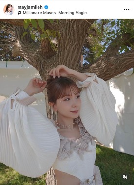 May J．さんのインスタグラム（＠mayjamileh）より