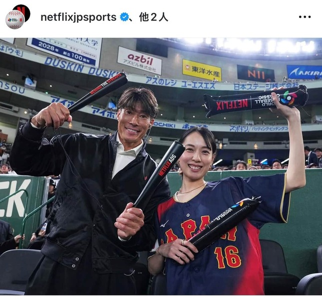 戸田恵梨香さんと2ショット（本人インスタグラムより）