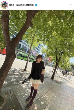 川栄李奈さんのインスタグラム（＠rina_kawaei.official）より