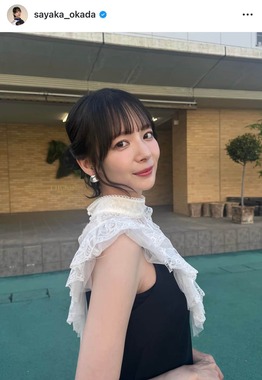 岡田紗佳さんのインスタグラム（＠sayaka_okada）より