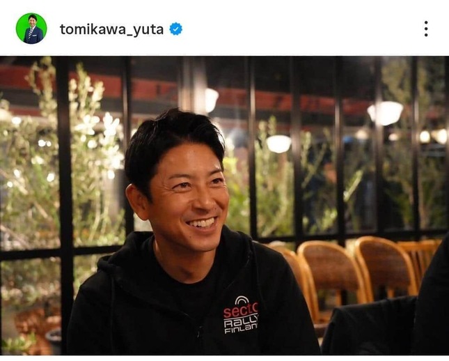富川悠太氏のインスタグラム（＠tomikawa_yuta）より
