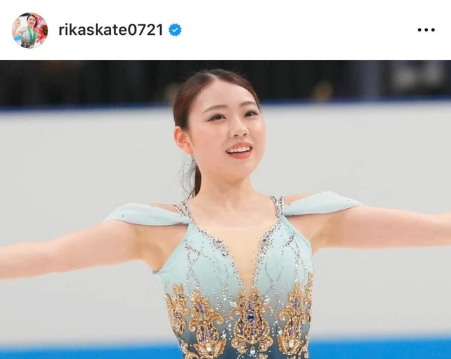 紀平梨花選手のインスタグラム（＠rikaskate0721）より