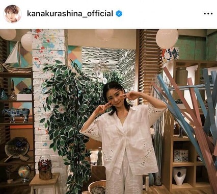 倉科カナさんのインスタグラム（＠kanakurashina_official）より
