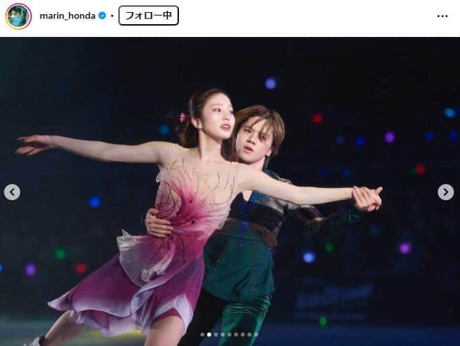 本田真凜さん（＠marin_honda）のインスタグラムより