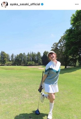 佐々木彩夏さんのインスタグラム（＠ayaka_sasaki_official）より