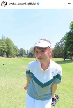 佐々木彩夏さんのインスタグラム（＠ayaka_sasaki_official）より