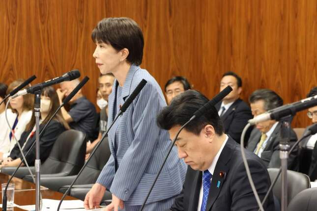 質問に対して答弁する高市早苗首相（写真は杉尾氏のXから）
