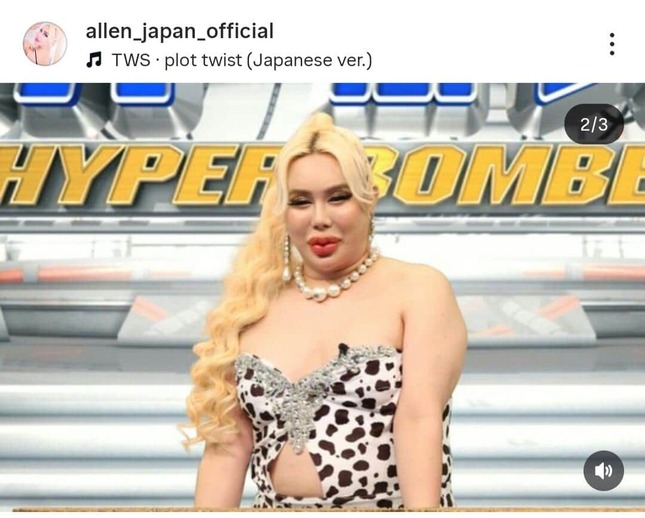 アレンさんのインスタグラム（＠allen_japan_official）より