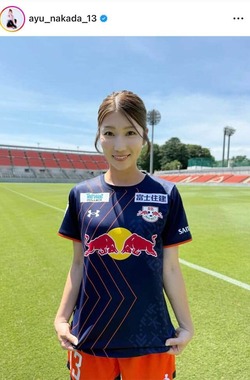 仲田歩夢選手のインスタグラム（＠ayu_nakada_13）より