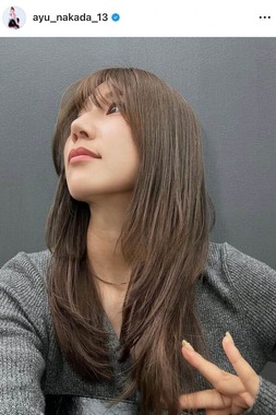 仲田歩夢選手のインスタグラム（＠ayu_nakada_13）より