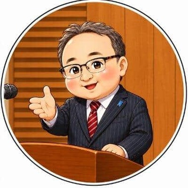 「内閣広報官」アカウントのアイコン。「実物」との比較が話題だ