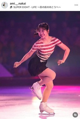 中井亜美選手のインスタグラム（＠ami._.nakai）より