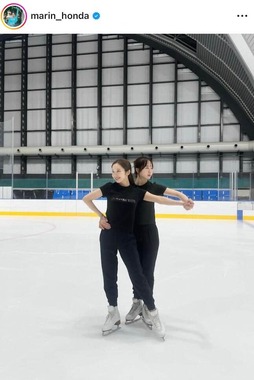 本田真凜さんのインスタグラム（＠marin_honda）より