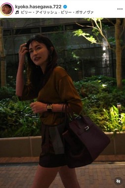 長谷川京子さんのインスタグラム（＠kyoko.hasegawa.722）より