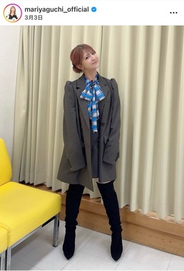 矢口真里さんのインスタグラム（＠mariyaguchi_official）より