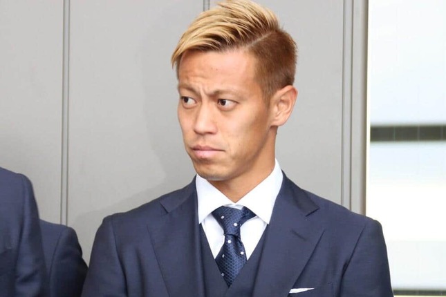 本田圭佑選手（2018年撮影）