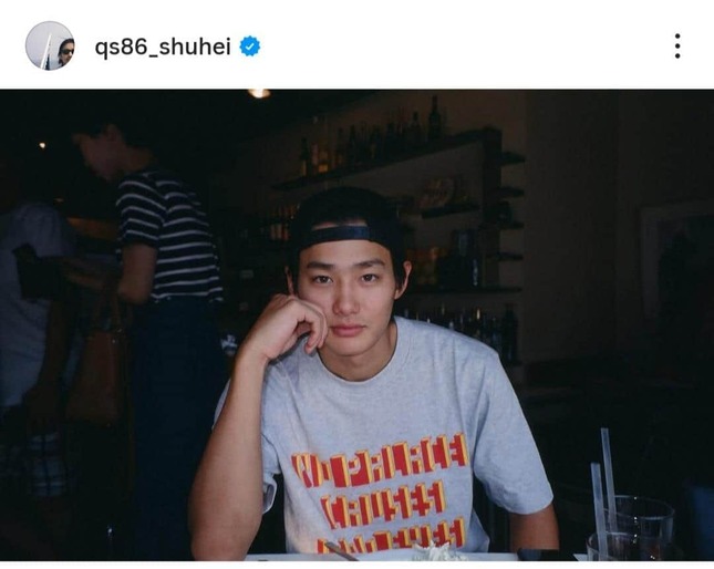 野村周平さんのインスタグラム（＠qs86_shuhei）より。2019年5月の投稿