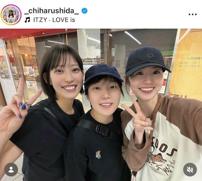 志田千陽選手のインスタグラム（＠_chiharushida_）より