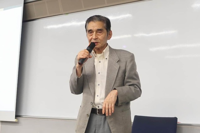 梁（リャン）敏雄さん。北朝鮮の様子を「地上の楽園どころか地獄に行った」と振り返った