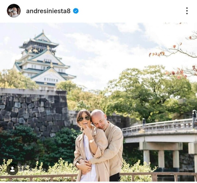 アンドレス・イニエスタさんのインスタグラム（＠andresiniesta8）より