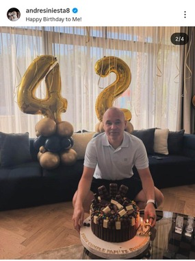 アンドレス・イニエスタさんのインスタグラム（＠andresiniesta8）より