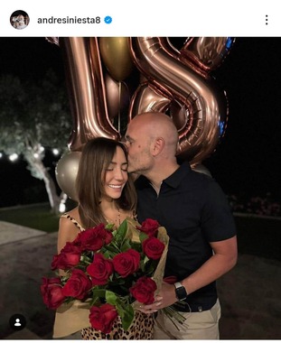 アンドレス・イニエスタさんのインスタグラム（＠andresiniesta8）より