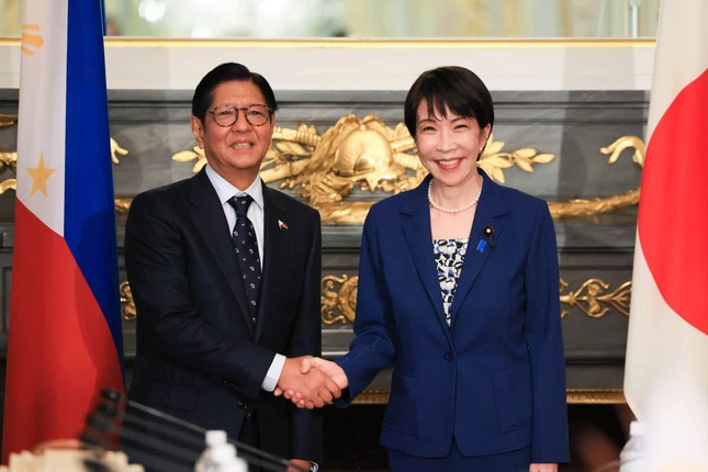 マルコス大統領と高市早苗首相（首相官邸公式X（@kantei）より）