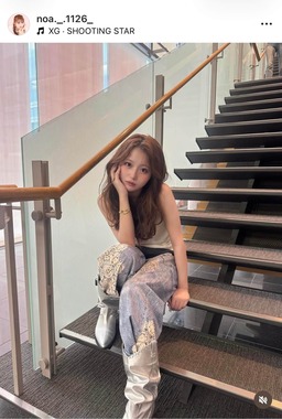 希空さんのインスタグラム（＠noa._.1126_）より