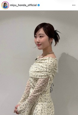 本田望結さんのインスタグラム（＠miyu_honda_official）より