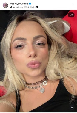 リヴ・モーガンさんのインスタグラム（＠yaonlylivvonce）より