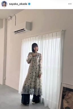 岡田紗佳さんのインスタグラム（＠sayaka_okada）より