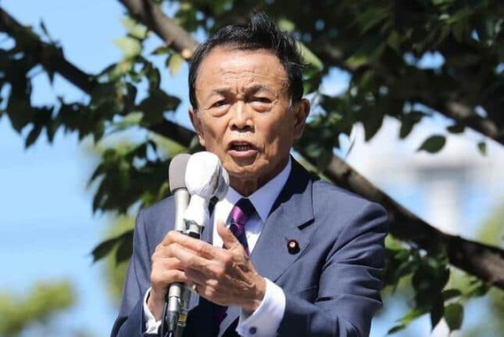 麻生太郎自民党副総裁（2022年撮影）
